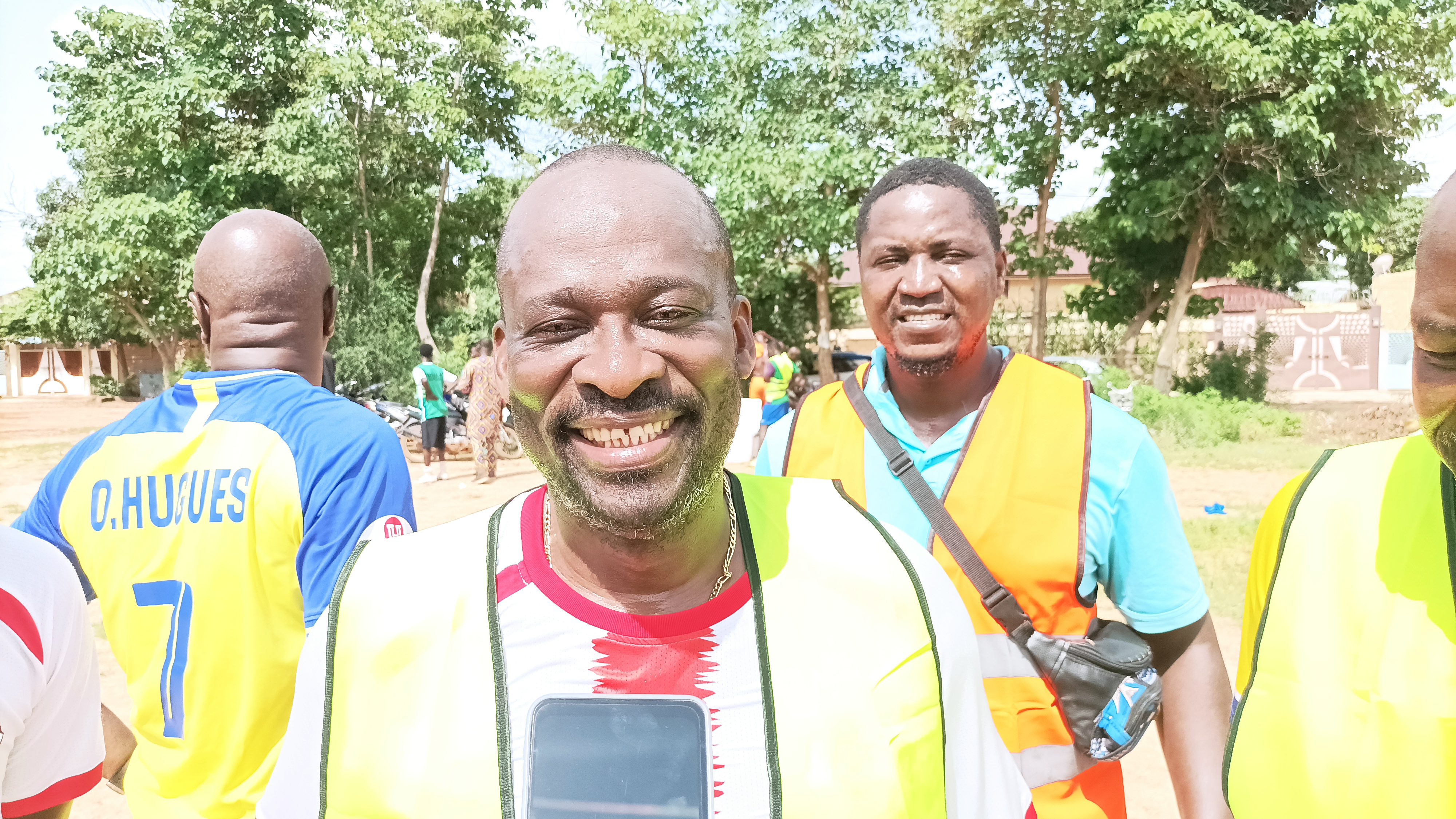 Telespore Evariste Kaboré, doyen du quartier et membre de l’organisation, 