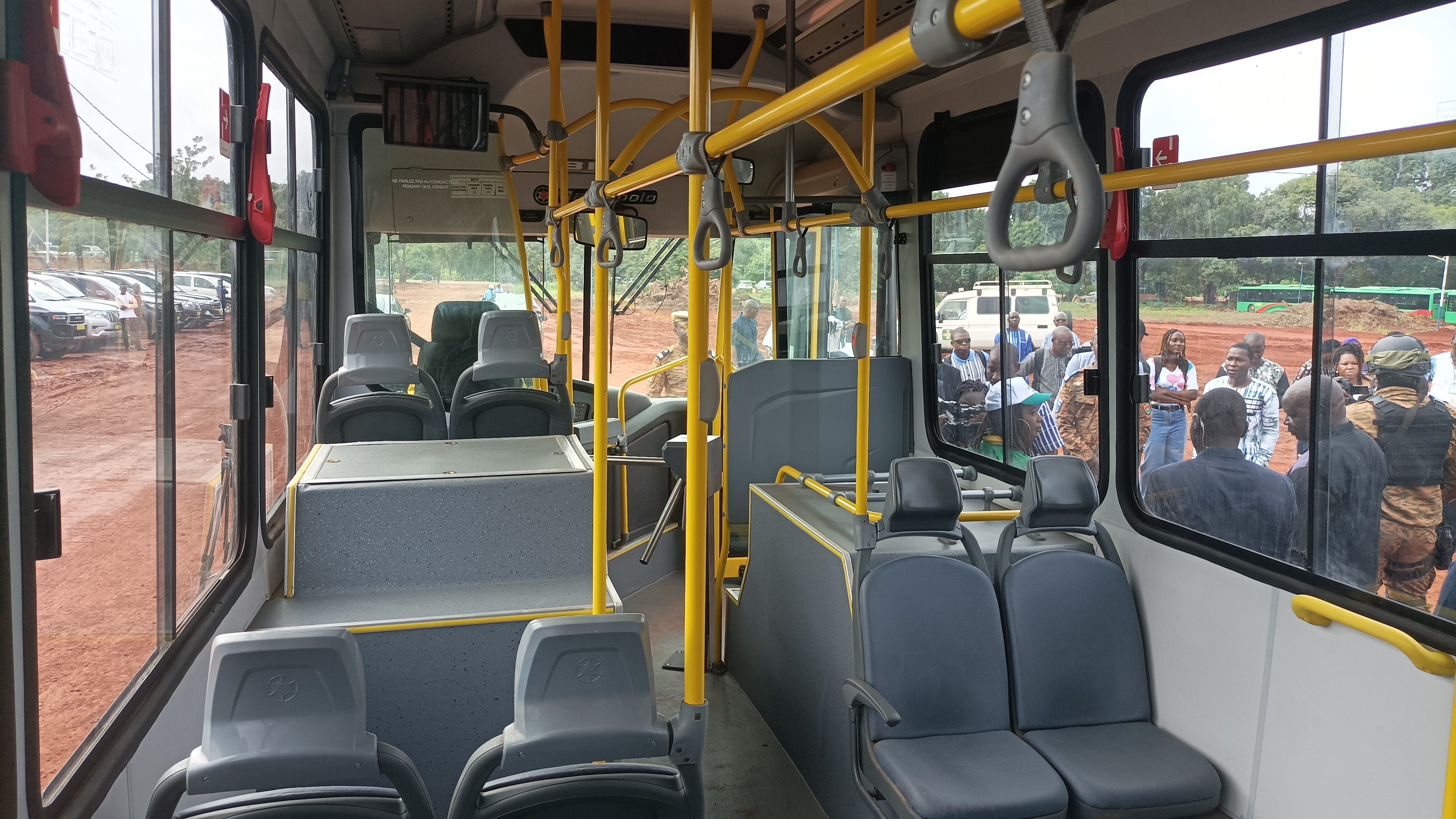 Intérieur du bus 
