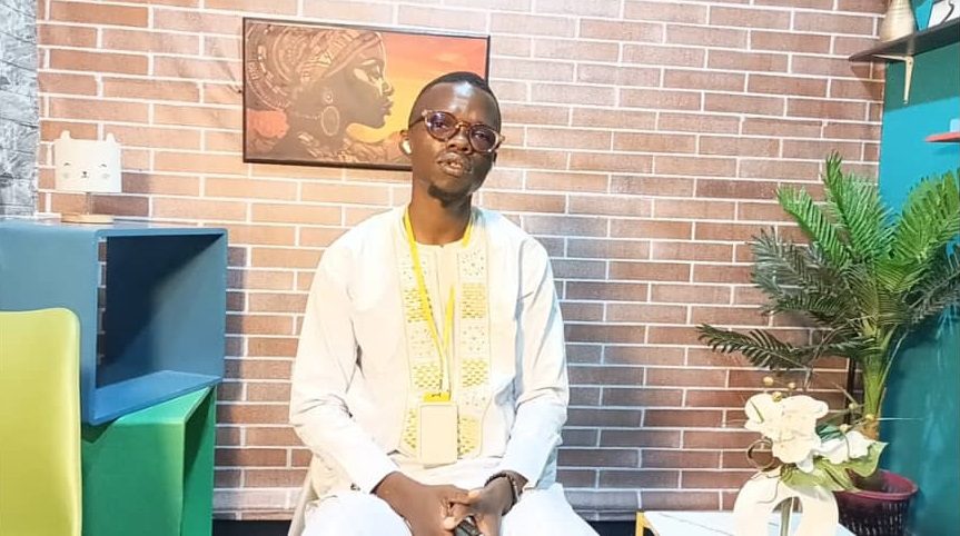 Willy Sagbe, journaliste à Burkina24 et ressortissant de la République Démocratique du Congo (RDC)