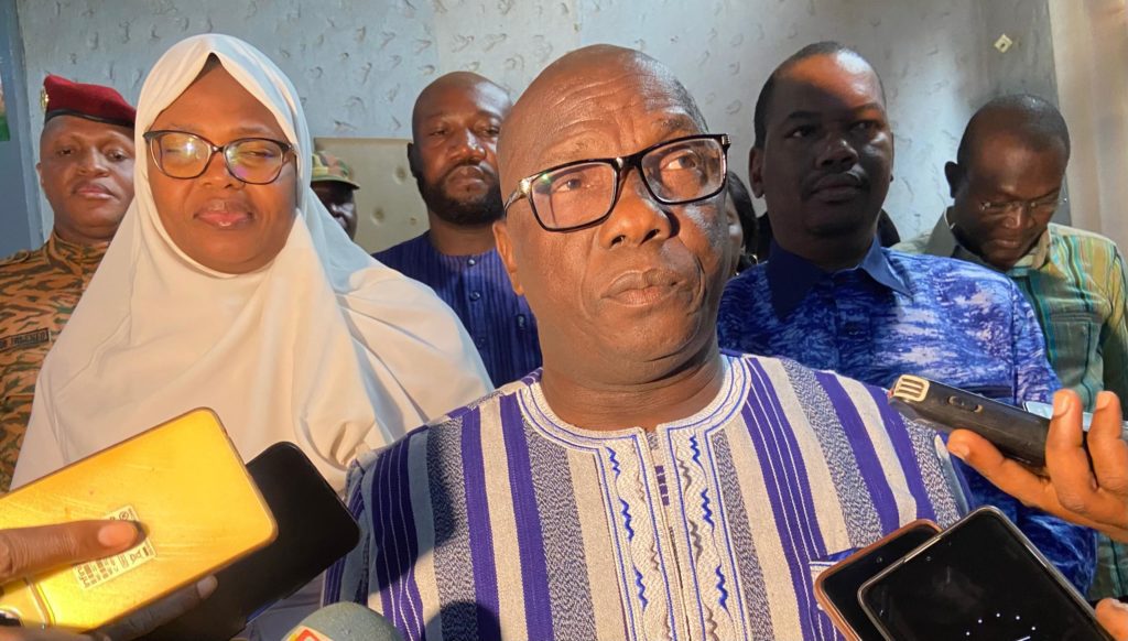 Adama Luc Sorgho, le ministre des Infrastructures et du Désenclavement