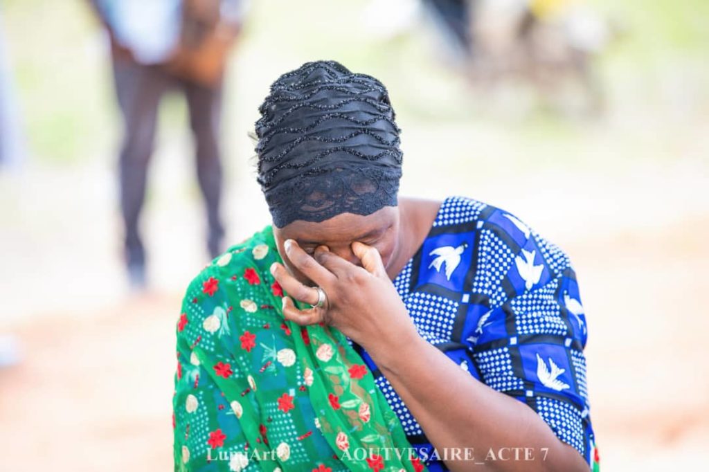 Azaratou Kaboré/Ouéma bouleversée par l'émotion 
