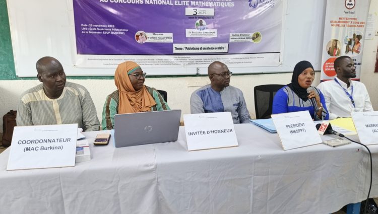 Cérémonie de la 3ᵉ édition du Concours national Élite Mathématique