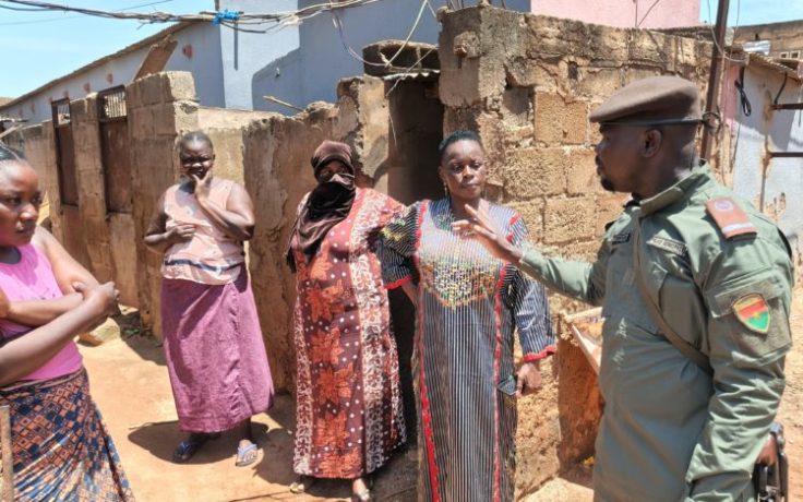 Constat dans le quartier Dapoya