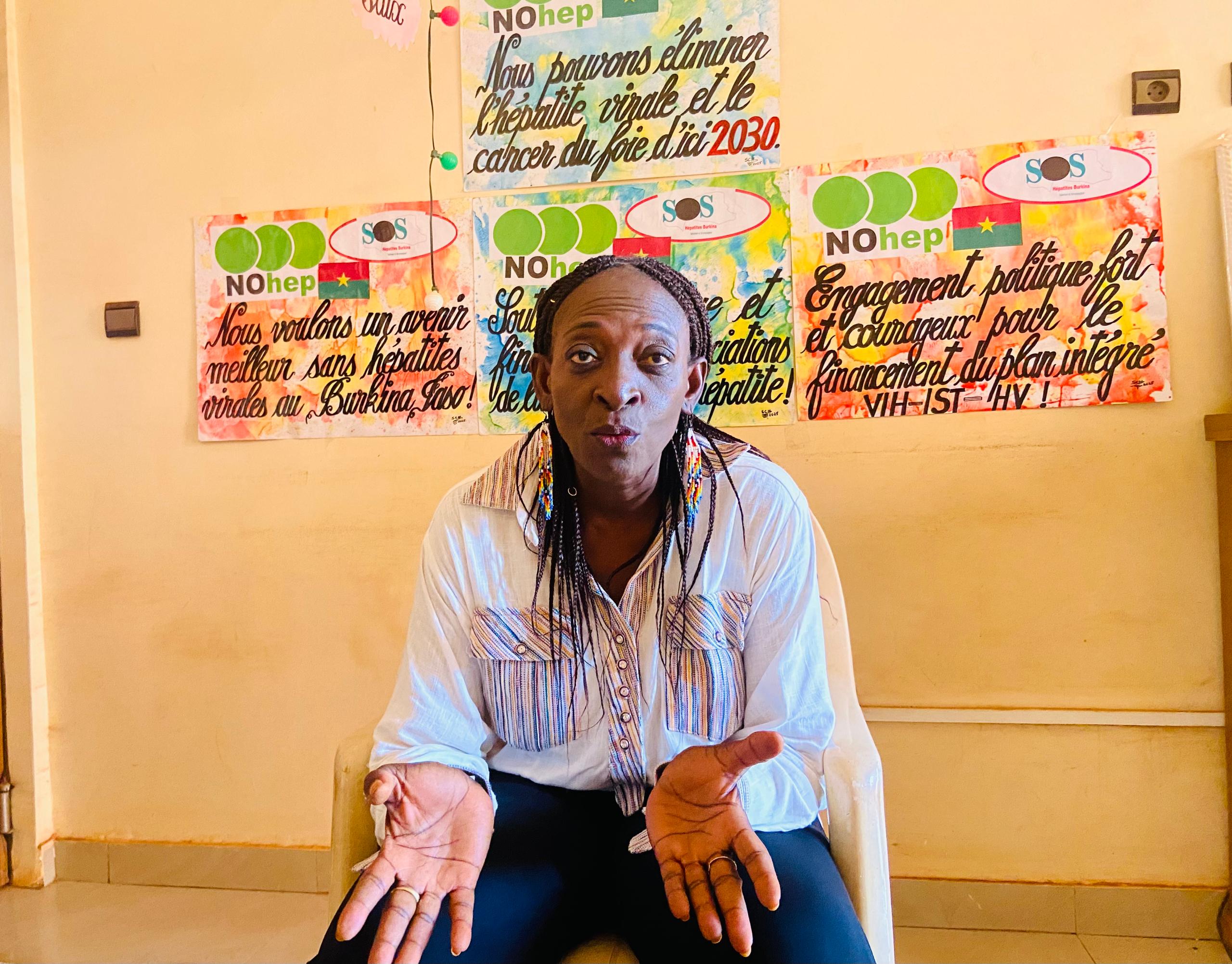 « Je n’ai jamais pris les médicaments, et je ne suis jamais allée non plus vers la phytothérapie,Claire Hortense Sanon, présidente de l'Association SOS Hépatites