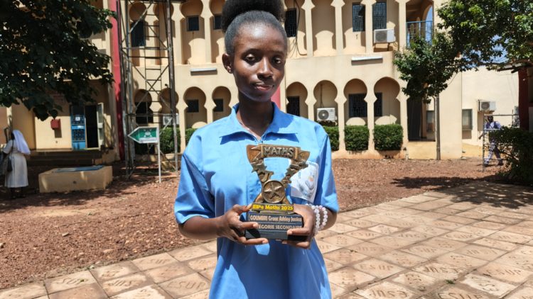 Grace Jessica Goumbri, 18 ans, élève en terminale C au lycée scientifique national de Ouagadougou