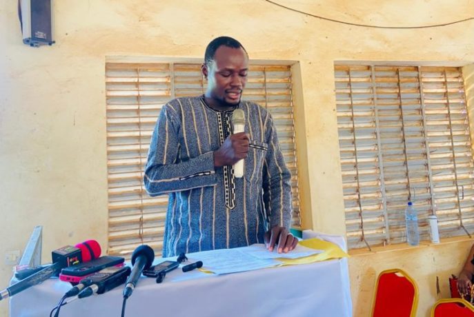 Arnaud Noufè Bêbê, directeur régional de la jeunesse et de l'emploi du Kadiogo