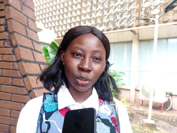 Ghislaine Kaboré bénéficiaire du programme