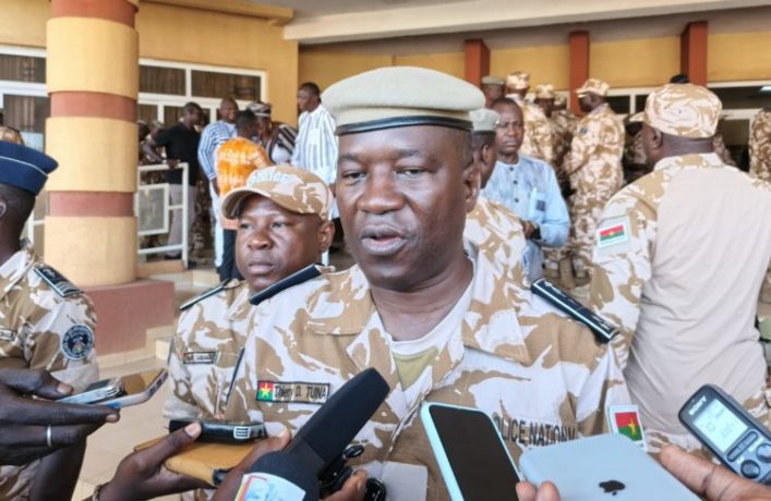 Le directeur général de la Police nationale, l’inspecteur général de police Thierry Tuina