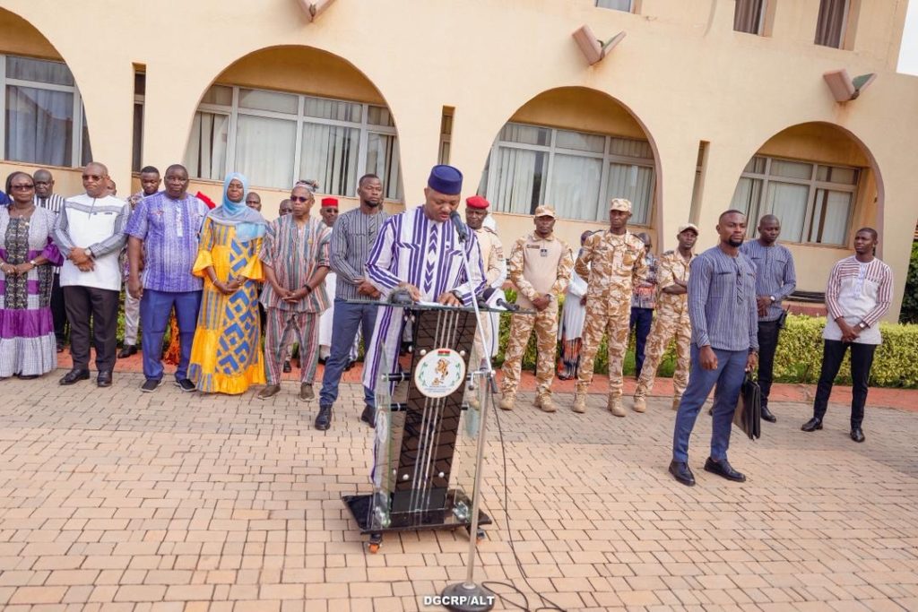 Le message du Président du Faso, Chef de l’État, le Capitaine Ibrahim Traoré, lu par le président de l’Assemblée législative de transition, Dr Ousmane Bougouma