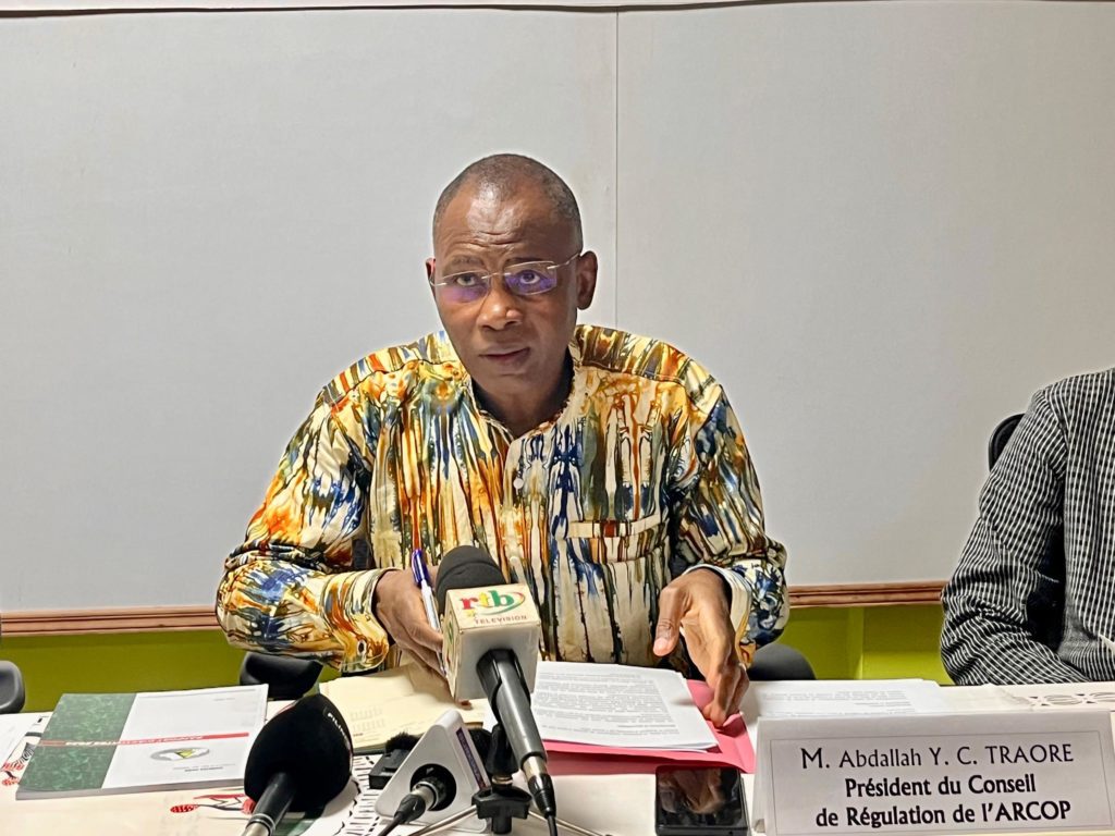Président du conseil de régulation de l’ARCOP, Abdallah Traoré