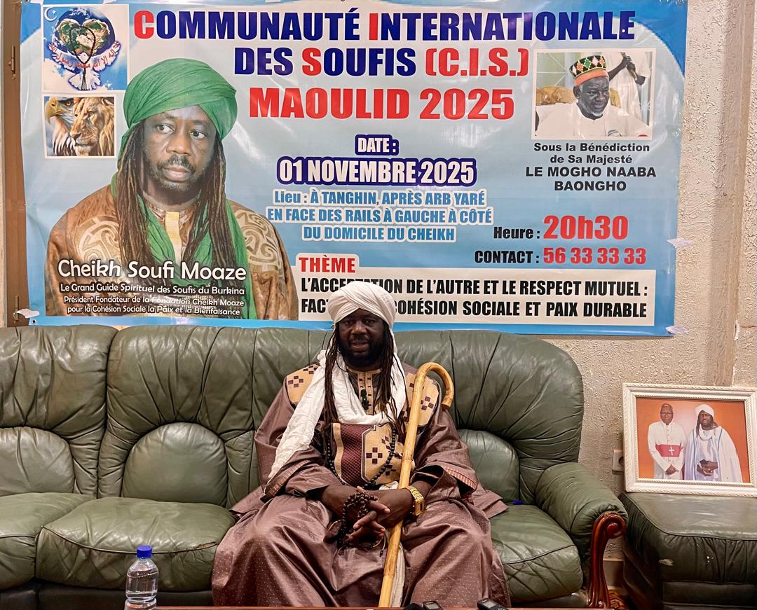guide spirituel de la communauté internationale des soufis, Cheikh Soufi Moaze
