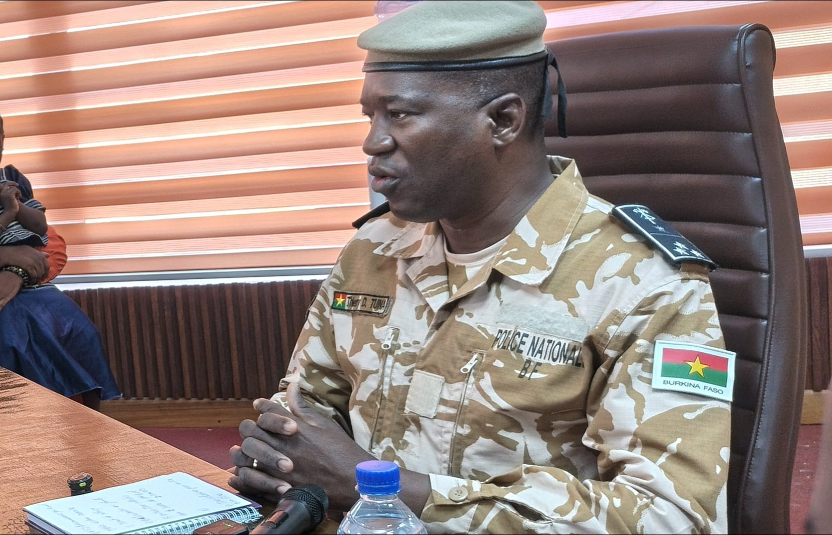 L’inspecteur général de police, Thierry Tuina, directeur général de la Police nationale et président du conseil d’administration de la mutuelle
