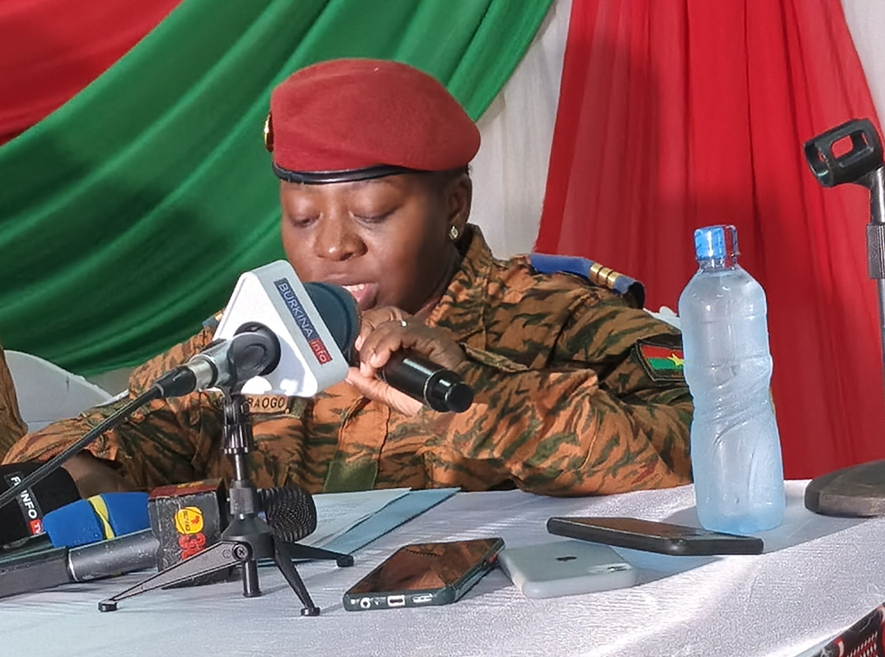 Capitaine Arlette Ouédraogo, directrice de la DCAS-SPA