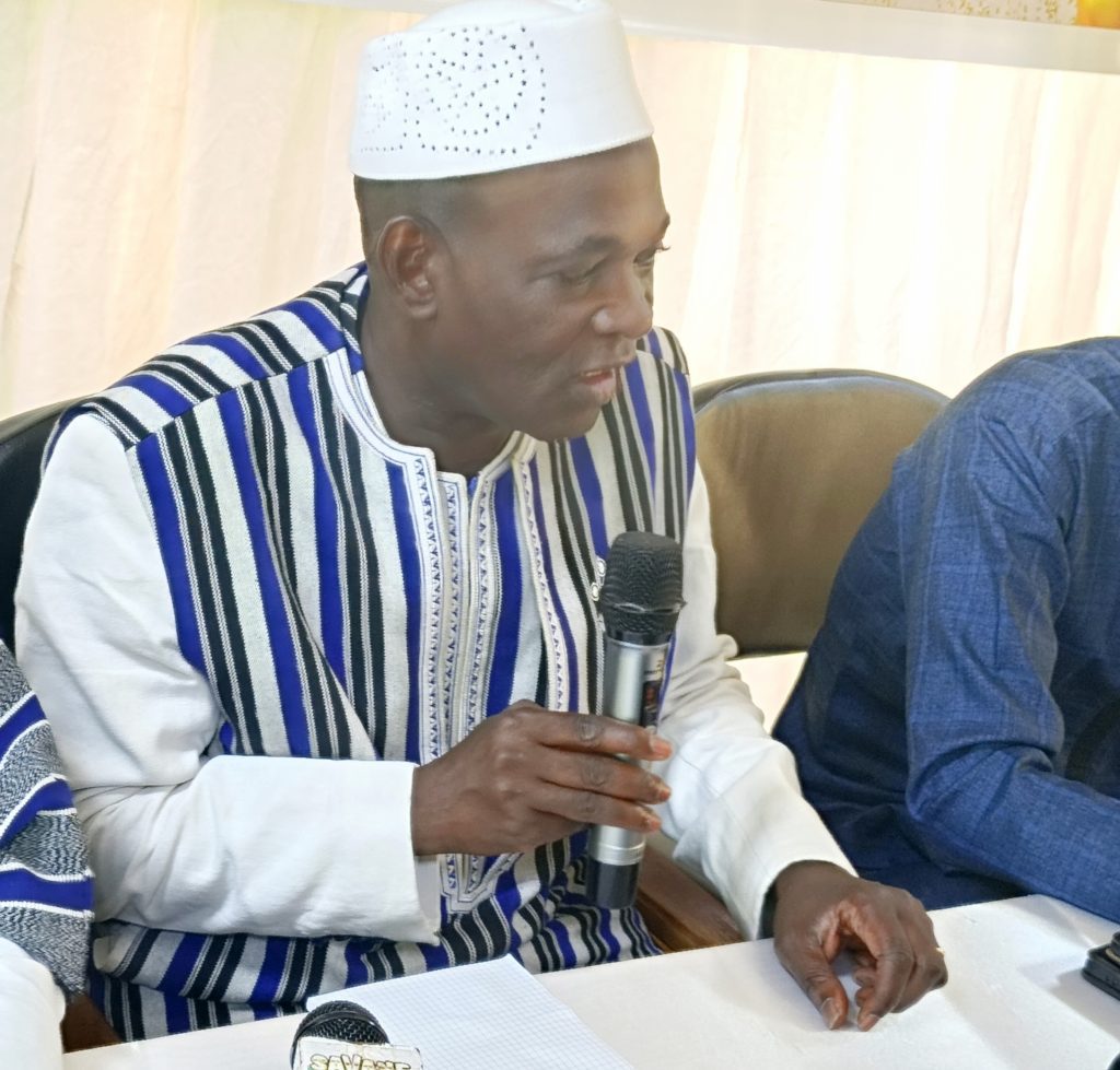 Issaka Sourwèma, directeur général de Savane Médias