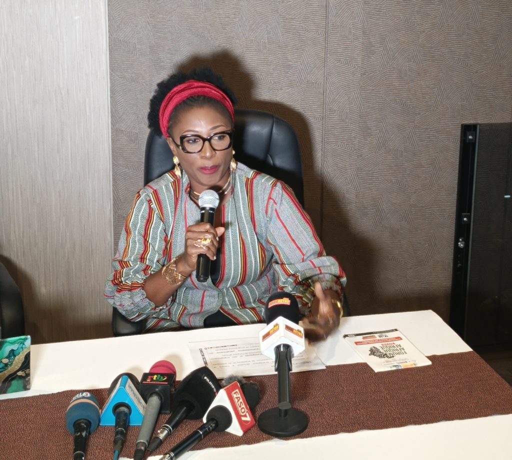 Norah Kafando, la présidente du comité d'organisation