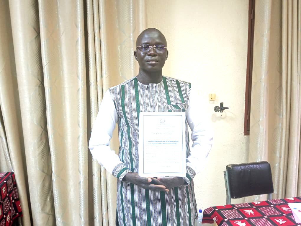 Saydou Yaméogo, désormais docteur en Études culturelles africaines