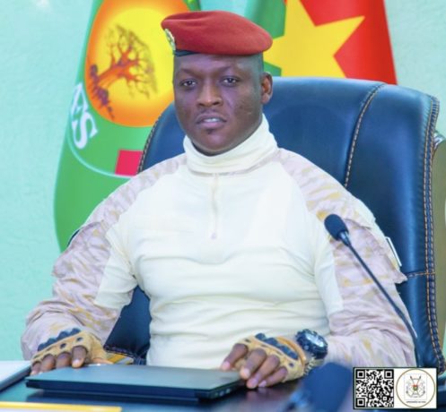 Le Capitaine Ibrahim Traoré, Président du Faso, Chef de l'État