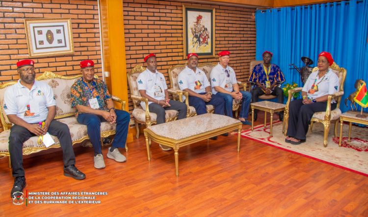 une délégation des Afrodescendants, conduite par Dr Arikana Chihombor