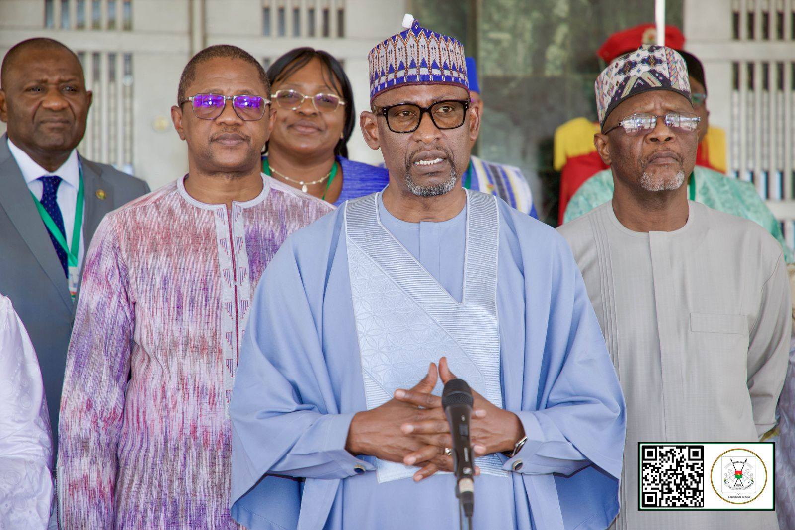 Les ministres des Affaires étrangères présentent l’avancement des travaux au Président Ibrahim Traoré