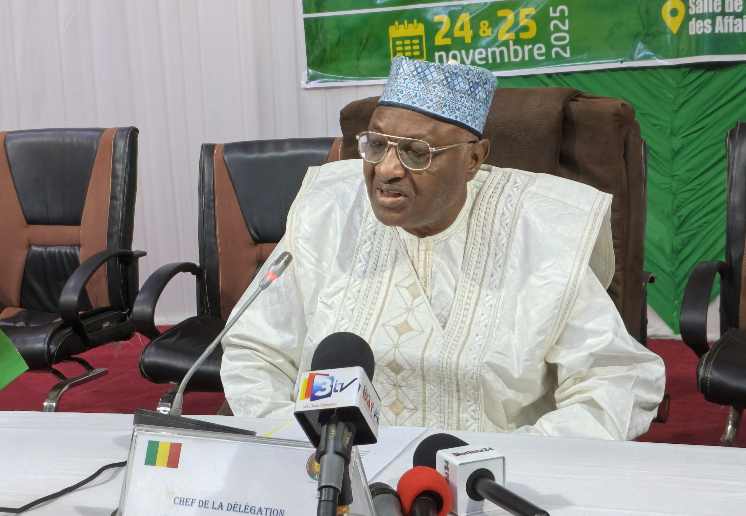 Mahamane Amadou Maïga, chef de la délégation malienne