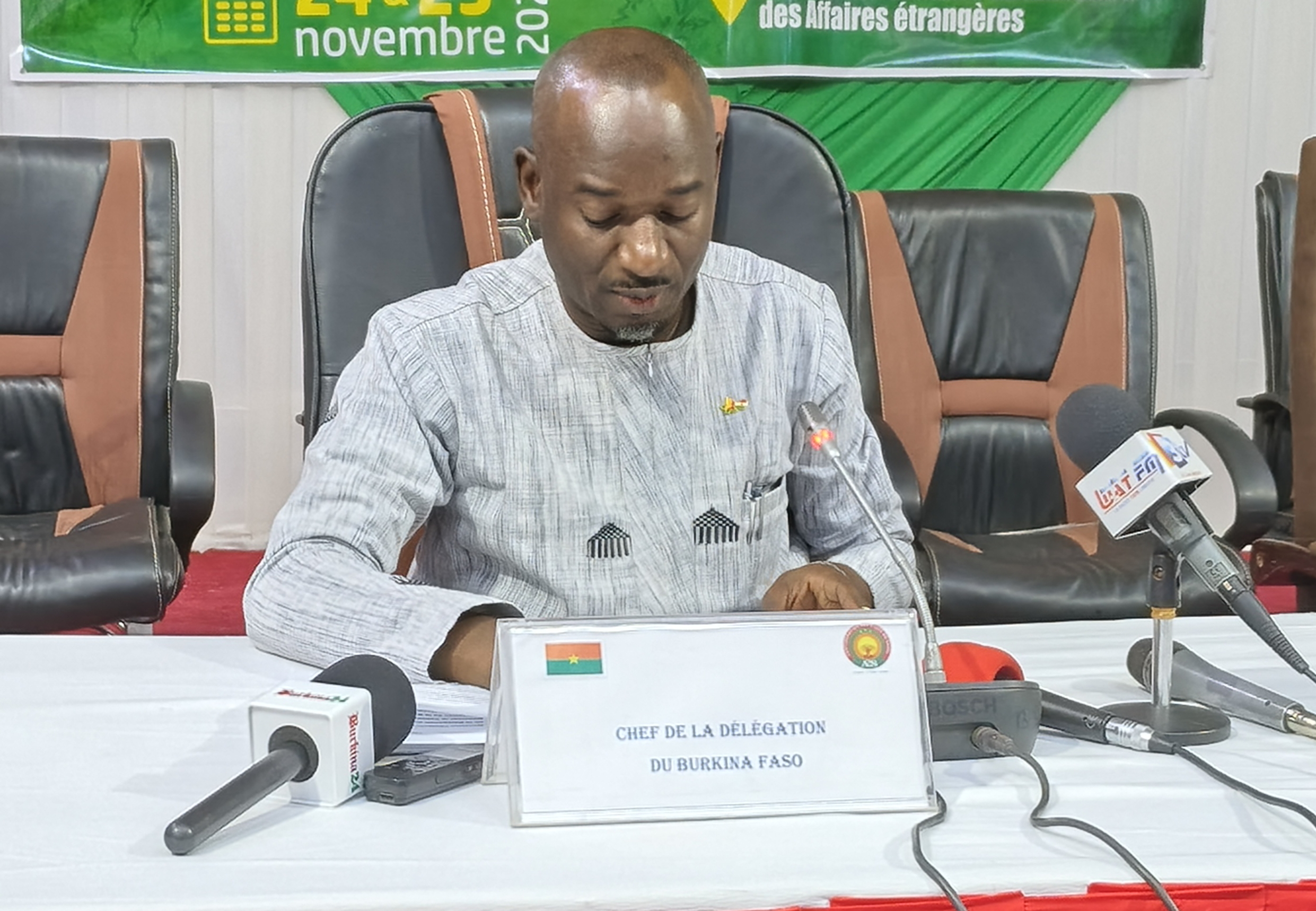 Hermann Toé, chef de la délégation burkinabè