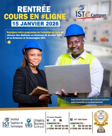 Communiqué | Rentrée académique 2025-2026 : Formations en ligne diplômantes UBS & IST – Inscriptions ouvertes
