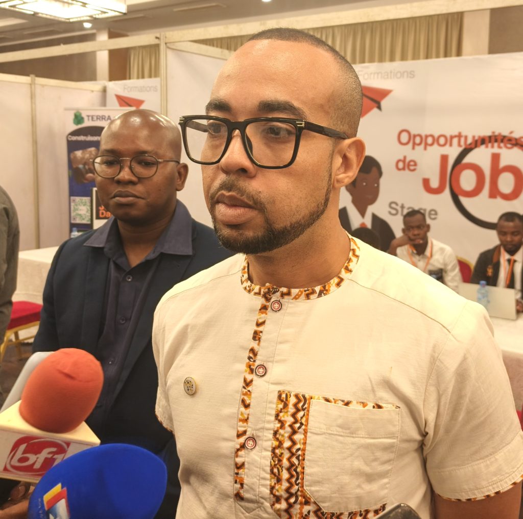 Brice Giraudeau, responsable commercial du cabinet Umo Intérim Burkina