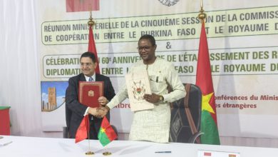 Cinquième session de la commission mixte entre le Burkina Faso et le Royaume du Maroc