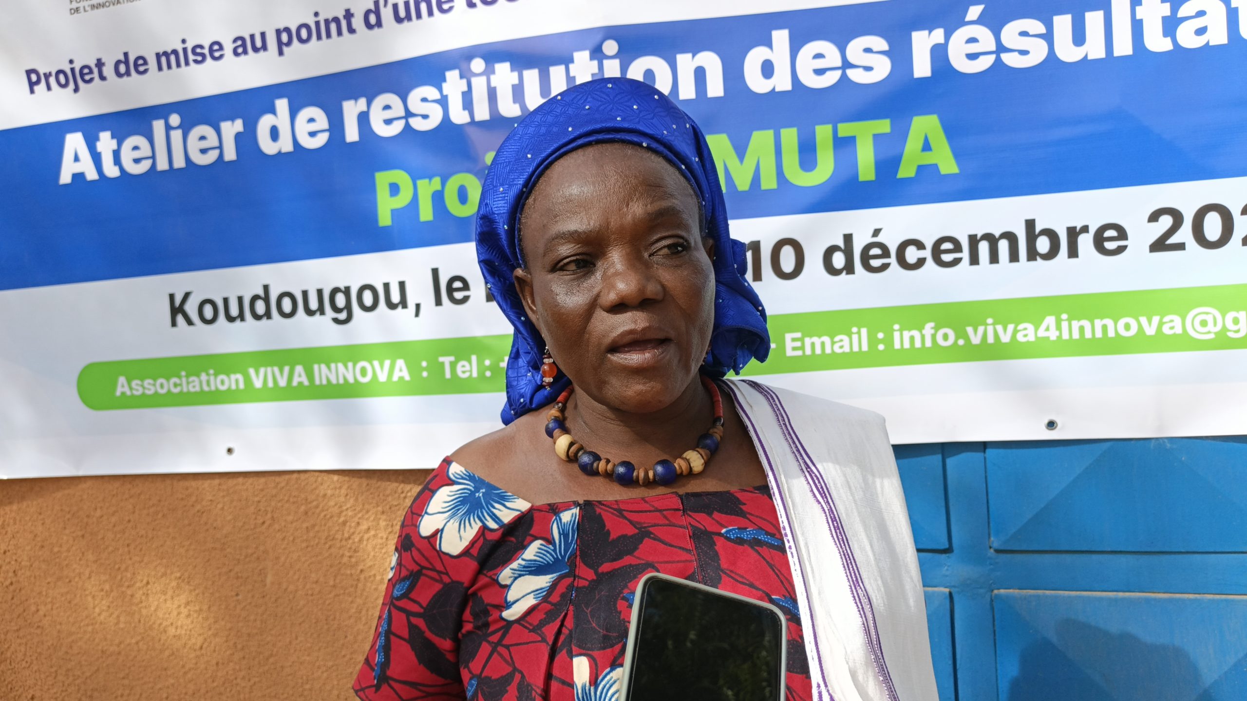 Pauline Kabré bénéficiaire