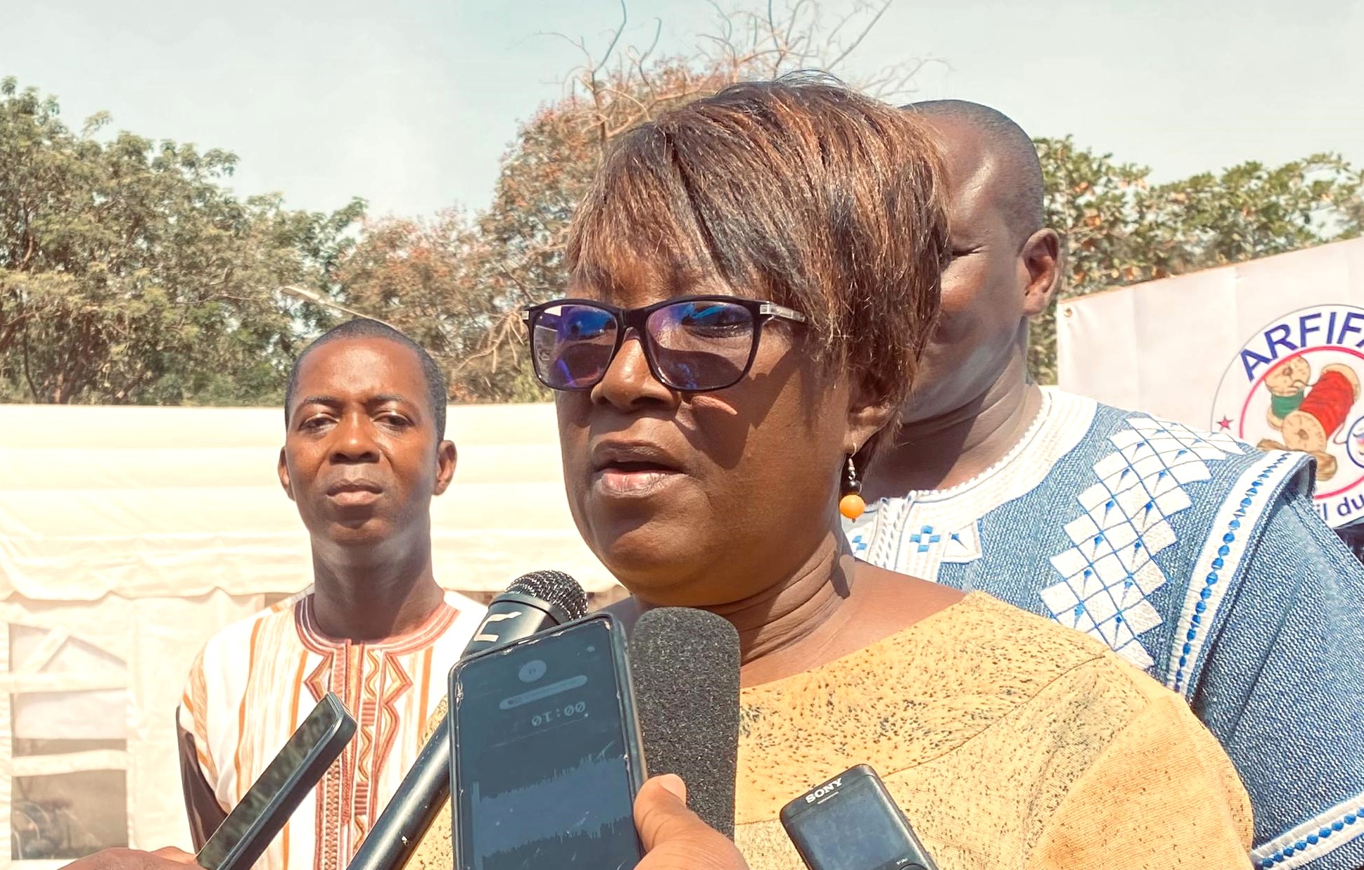 présidente du comité d’organisation, Rosine Kibora