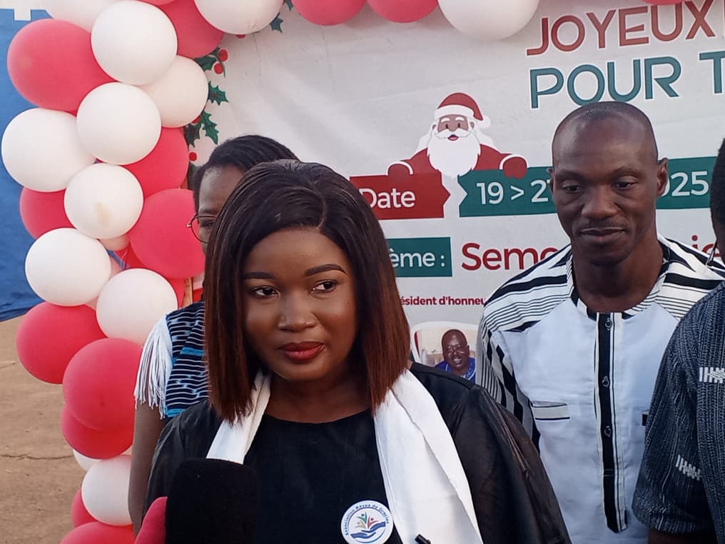 Tatiana Tapsoba, présidente de l’Association Rêves de Gracias