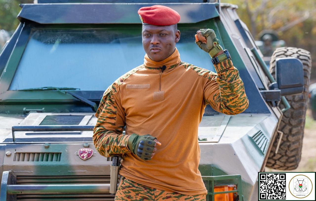 Le Capitaine Ibrahim Traoré, Président du Faso