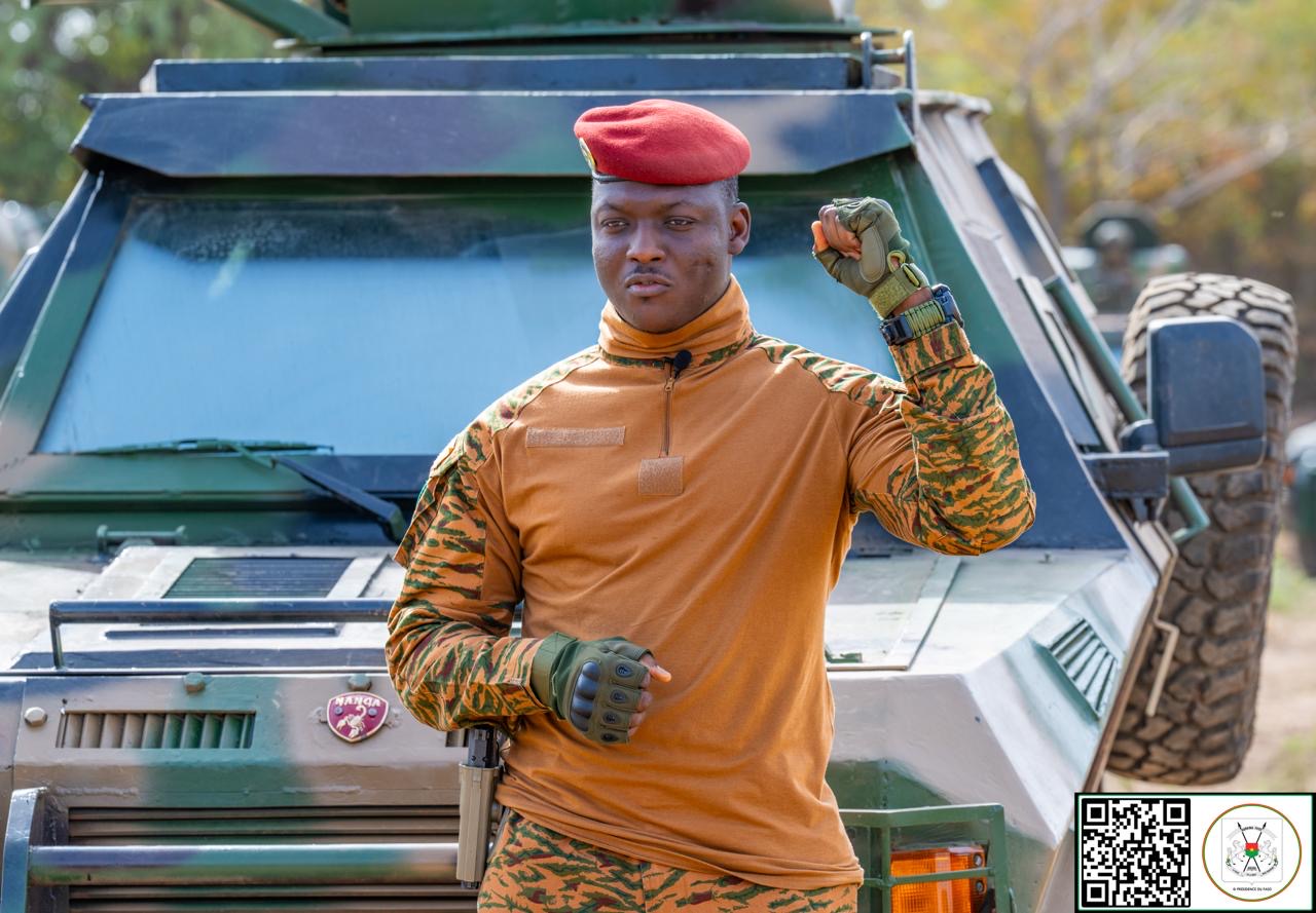 Le Capitaine Ibrahim Traoré, Président du Faso