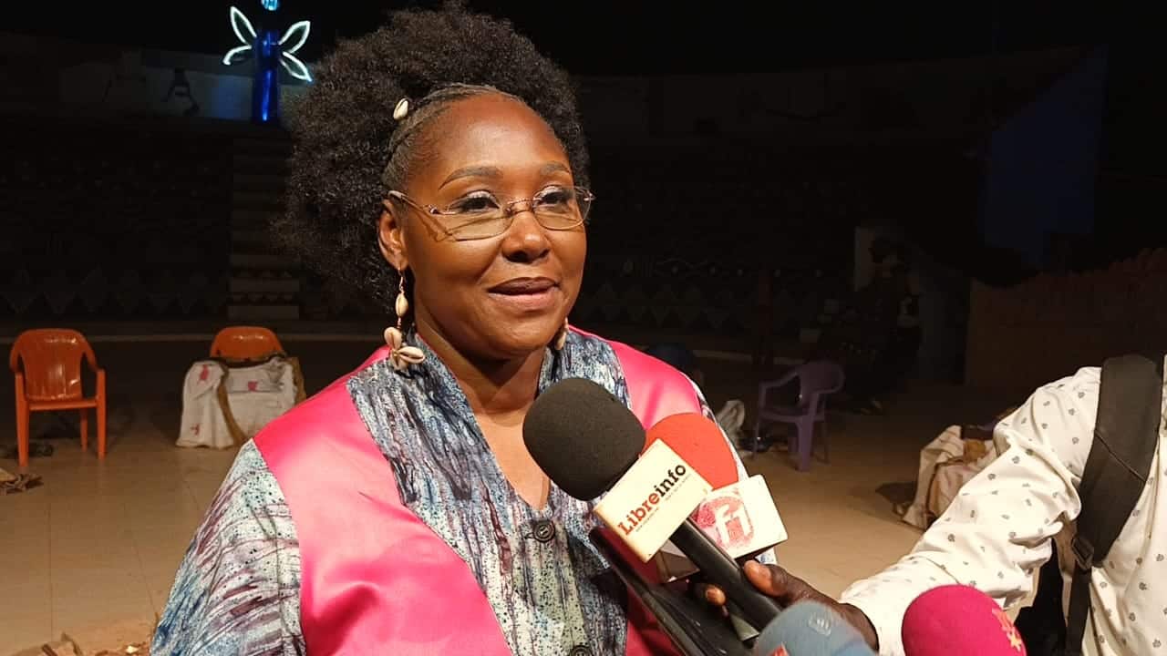 Apolline Traoré, présidente de l'association
