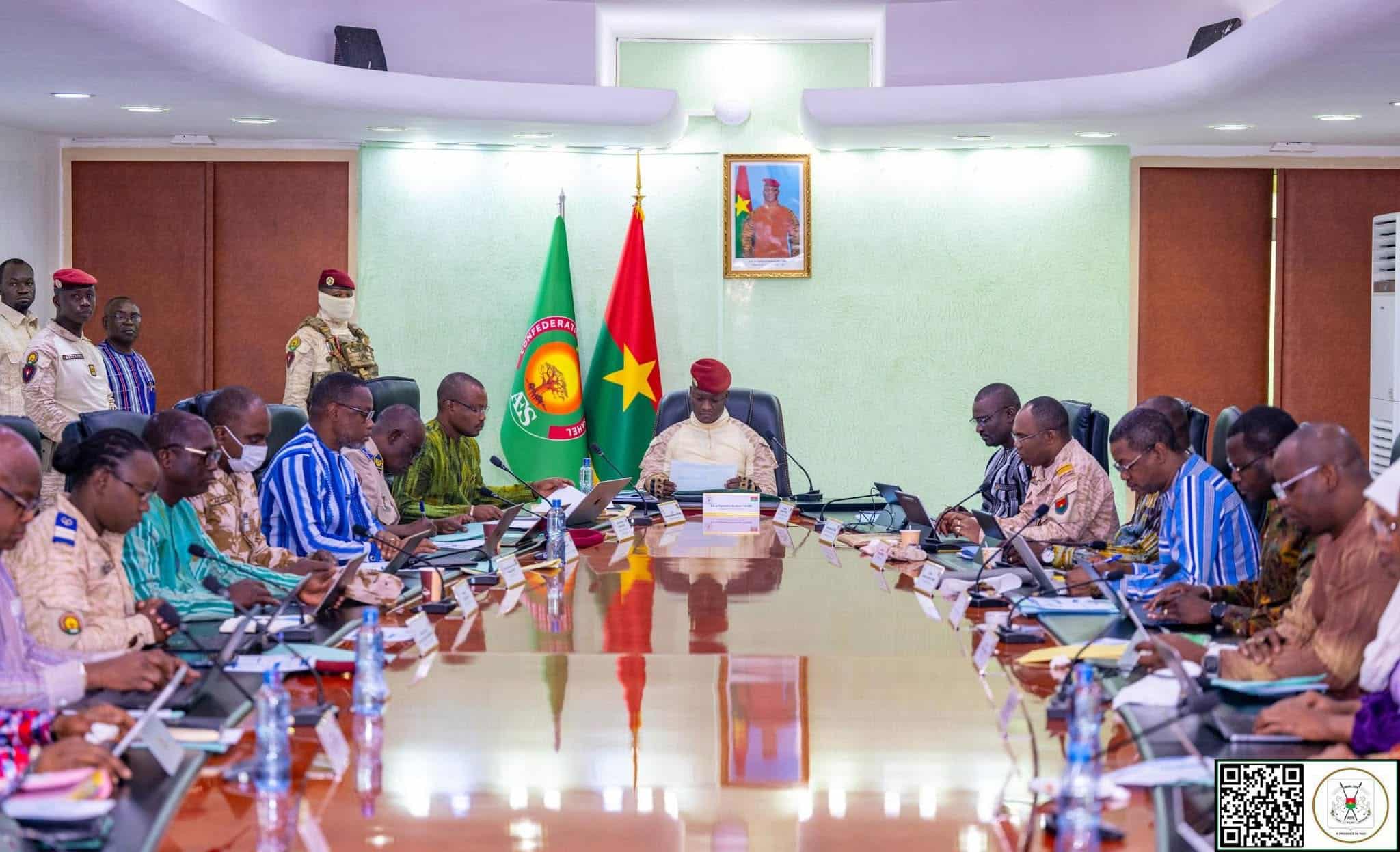 Le Conseil des ministres présidé par le Capitaine Ibrahim Traoré