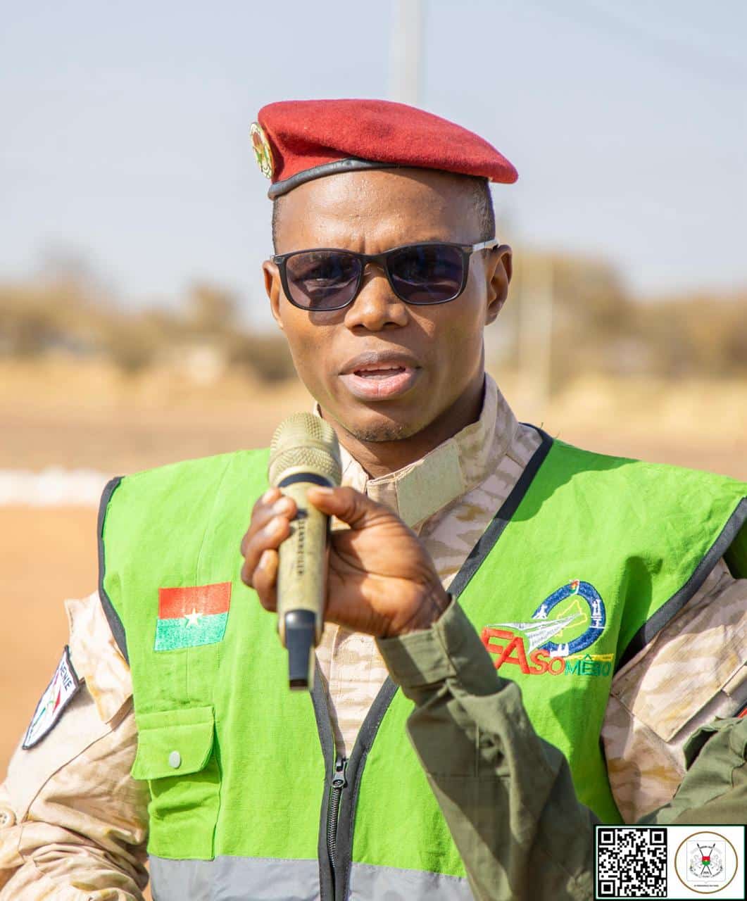 Le Capitaine Arsène ROUAMBA aux VDP de la construction