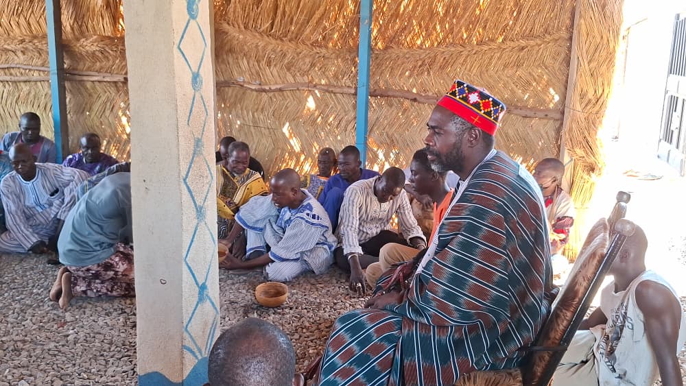 Face à la crise , le Naaba Koom d'Arbollé prône la retenue