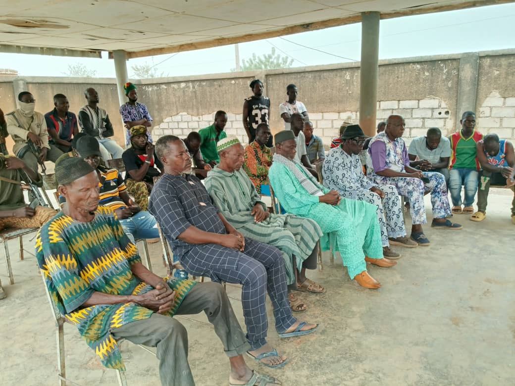Les habitants et les VDP réunis pour saluer l'initiative de l'Association Wa Konkoun