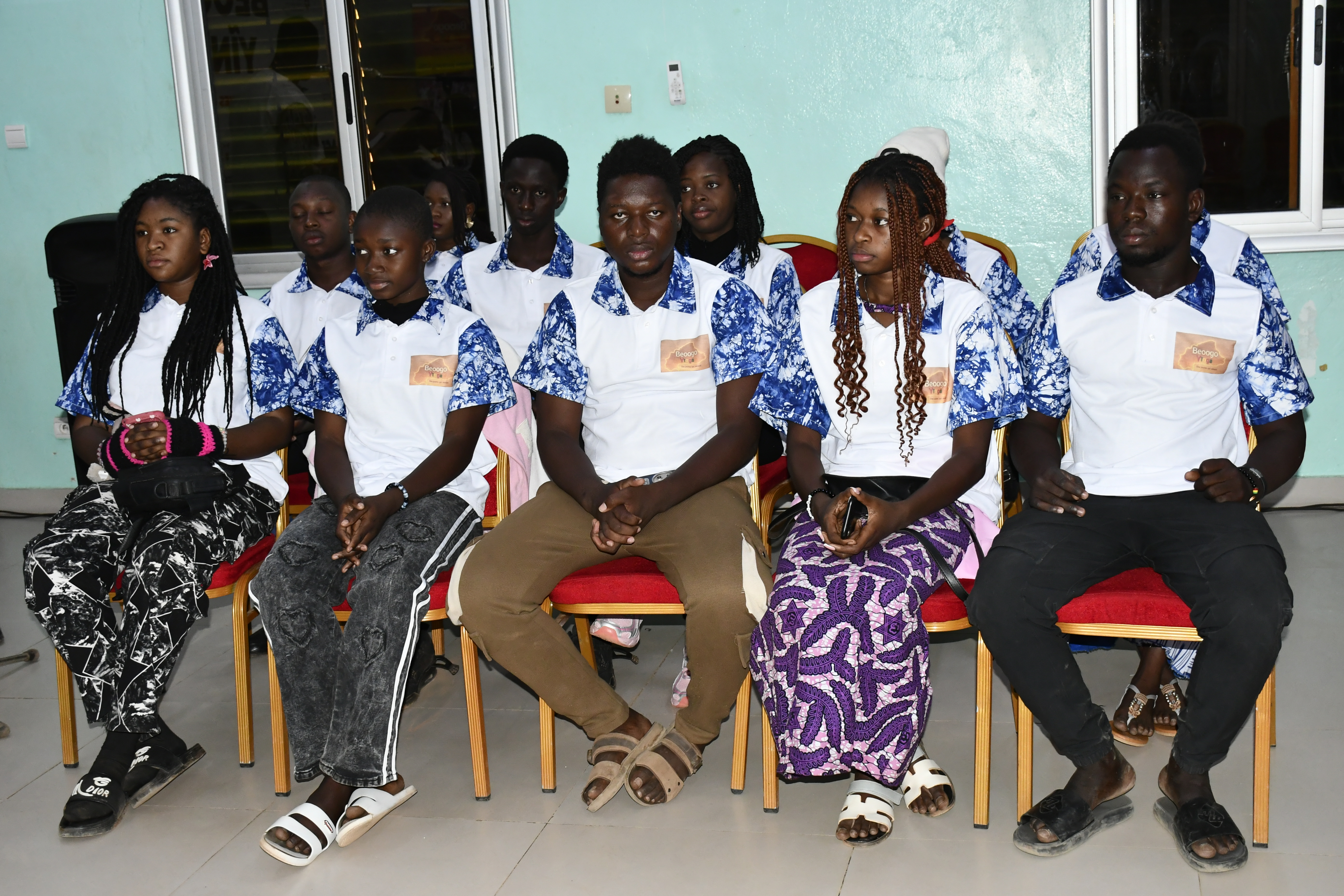 Les 10 Jeunes Ambassadeurs Citoyens de l’Audiovisuel (JACA) sélectionnés pour produire les 20 capsules vidéo du programme