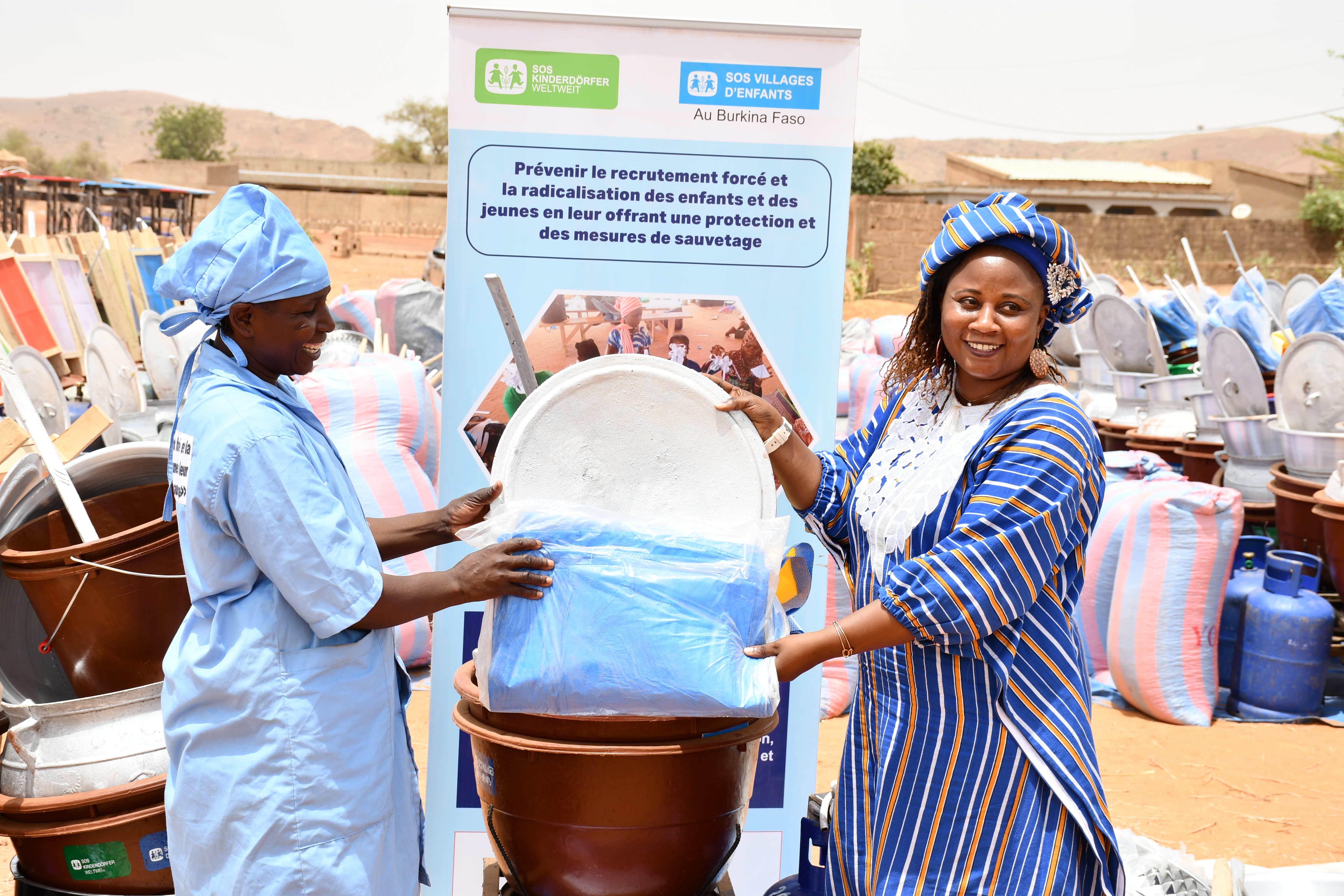 Nida Blanche Hien/Traoré a rappelé que ces kits sont un tremplin vers la dignité, l’autonomie et la résilience