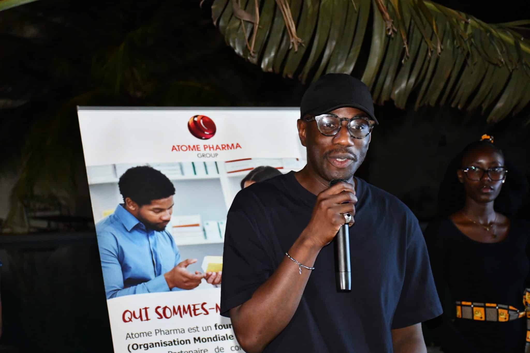 Lamine Tal, responsable de Cori Monet Sénégal, partageant son expérience sur les flux financiers en Afrique