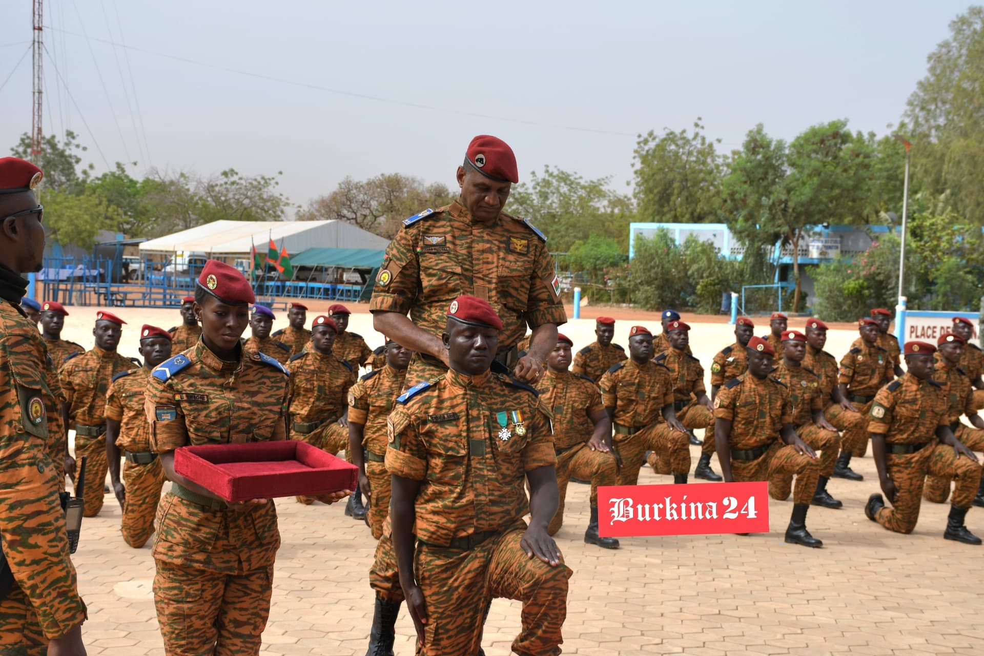 Le baptême du commandement : le mérite reconnu
