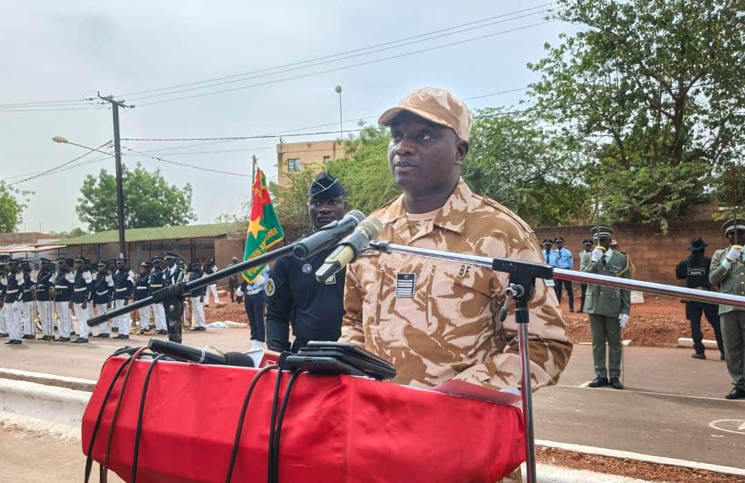 Le ministre de la sécurité, le commissaire divisionnaire de police Mahamadou Sana