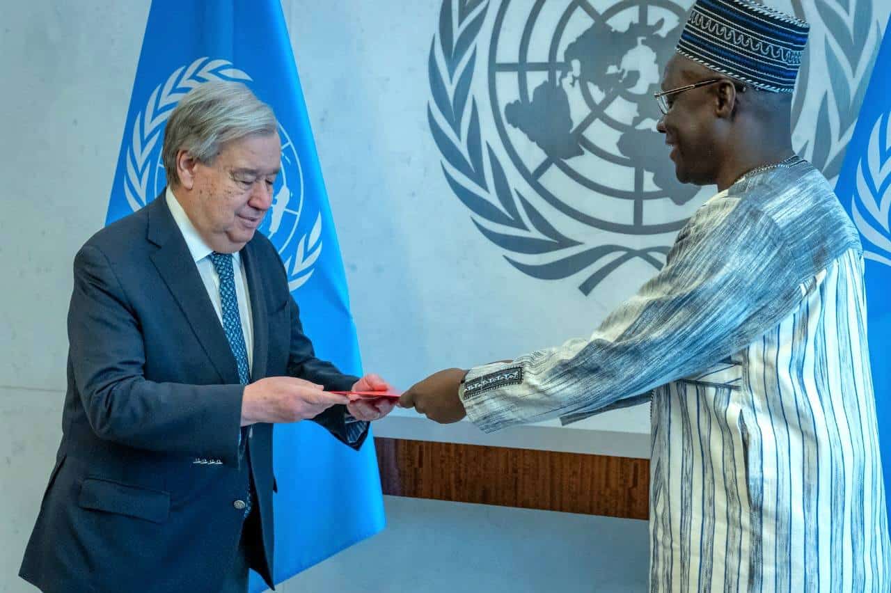 Saïdou Zongo et Antonio Guterres