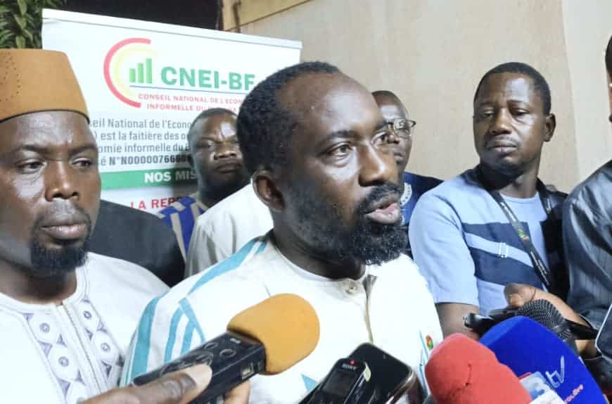 Salif Nikiéma, président du Conseil national de l’économie informelle du Burkina