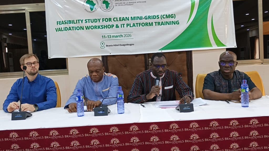 Atelier de validation de l’étude de faisabilité et formation sur la plateforme informatique