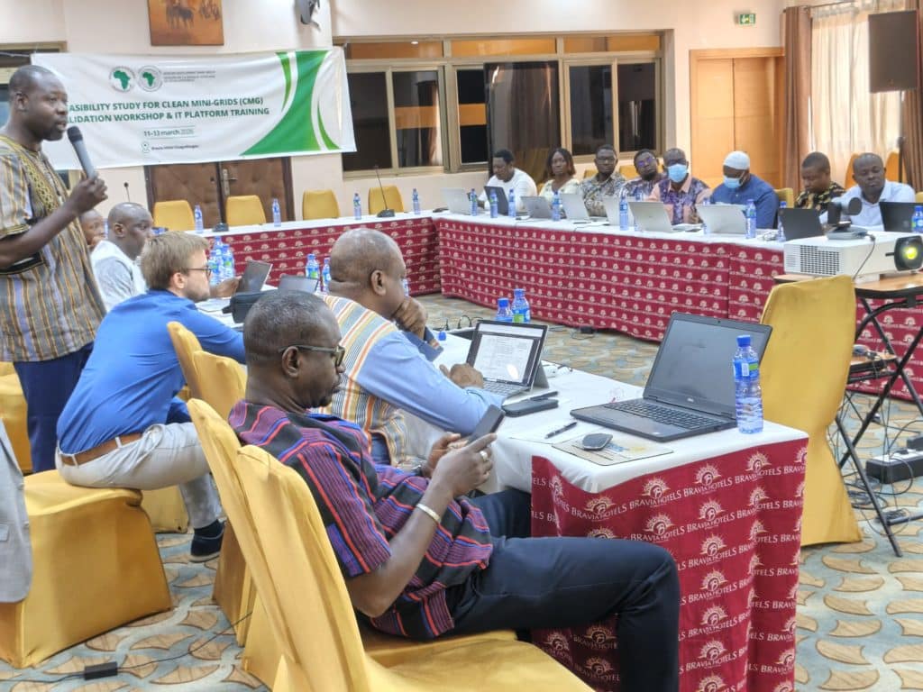 Atelier de validation de l’étude de faisabilité et formation sur la plateforme informatique