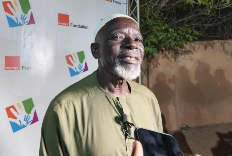 Salif Ouédraogo, témoignant au nom des riverains : "Ce don arrive à point nommé et nous permettra de bien terminer le jeûne