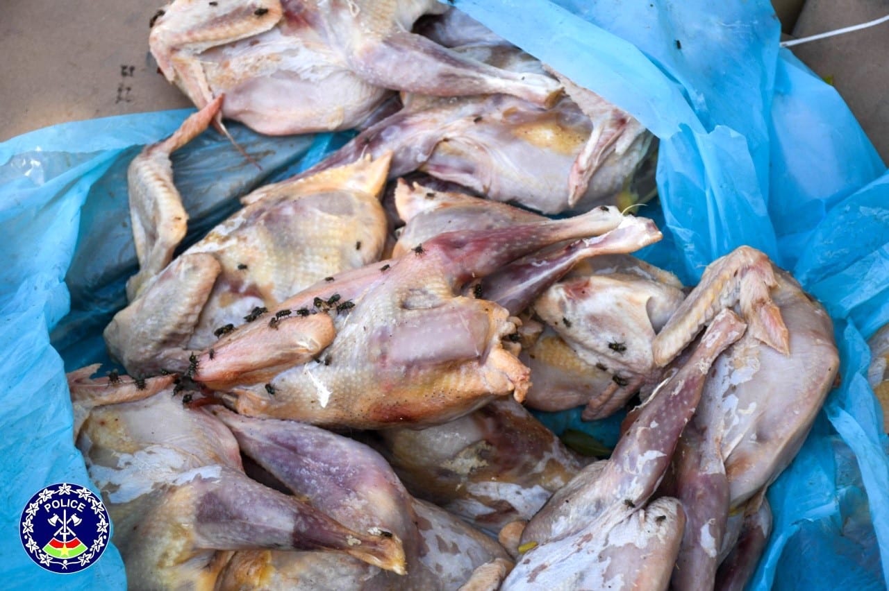 des poulets avariés 