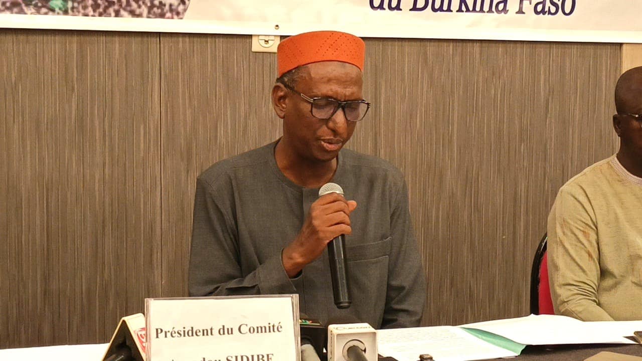 Amadou Sidibé, président du comité